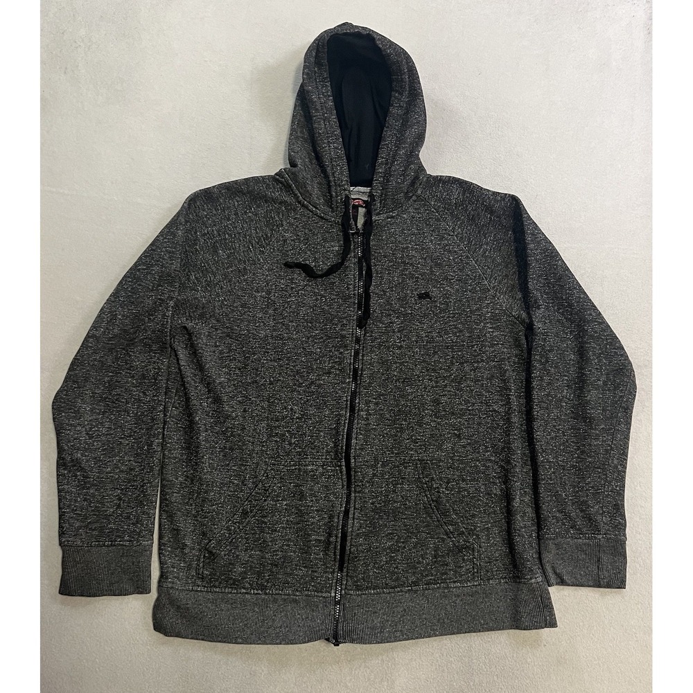 Vintage Tony Hawk Zip Up Hoodie Men's Size XL Gray Heather Skateboarding Y2K